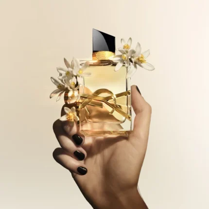 Elegant Golden Floral Perfume for Women with Luxury Fragrance